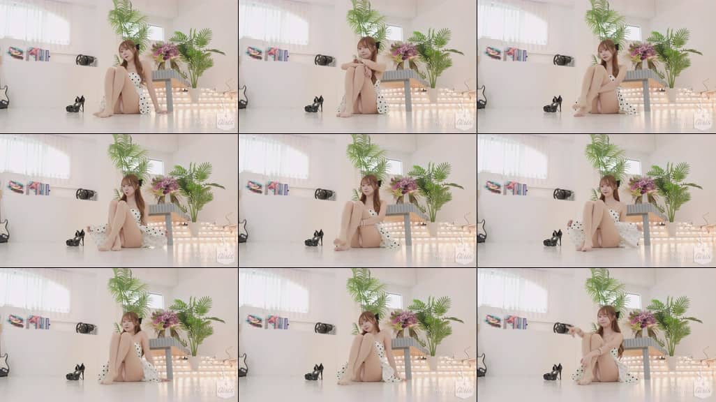 White Polka Dot Dress Dance, Minchae, Part.2c – #16671