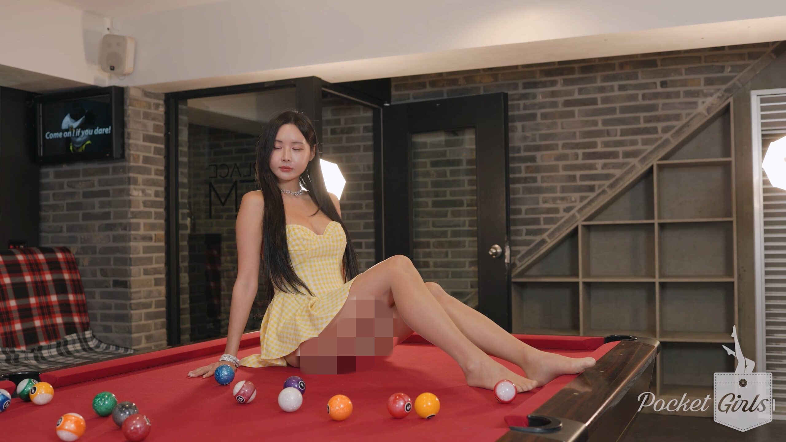Hip-Flash on the Pool Table, Habin, Part.1b – #1849