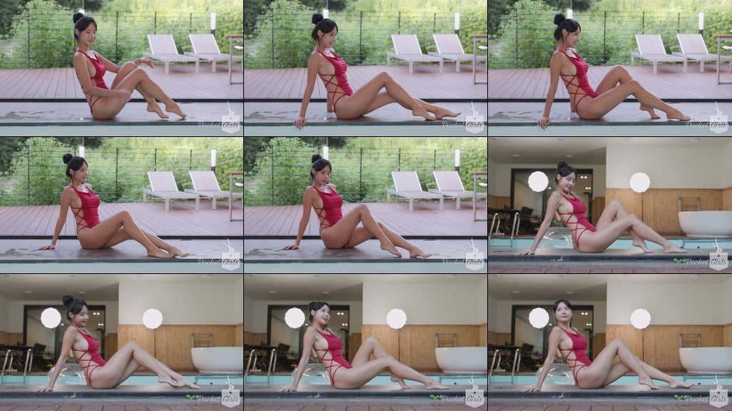 Aqua Rhythm and Poolside Grace, Habin, Part.2c – #15281 Aqua Rhythm and Poolside Grace, Habin, Part.2c – #15281