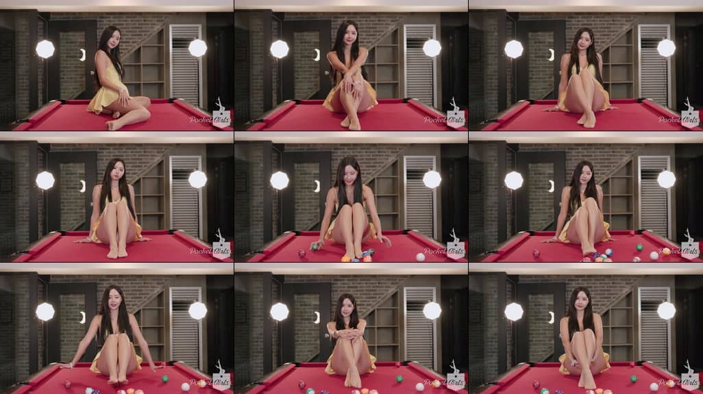 Hip-Flash on the Pool Table, Habin, Part.1a – #18481