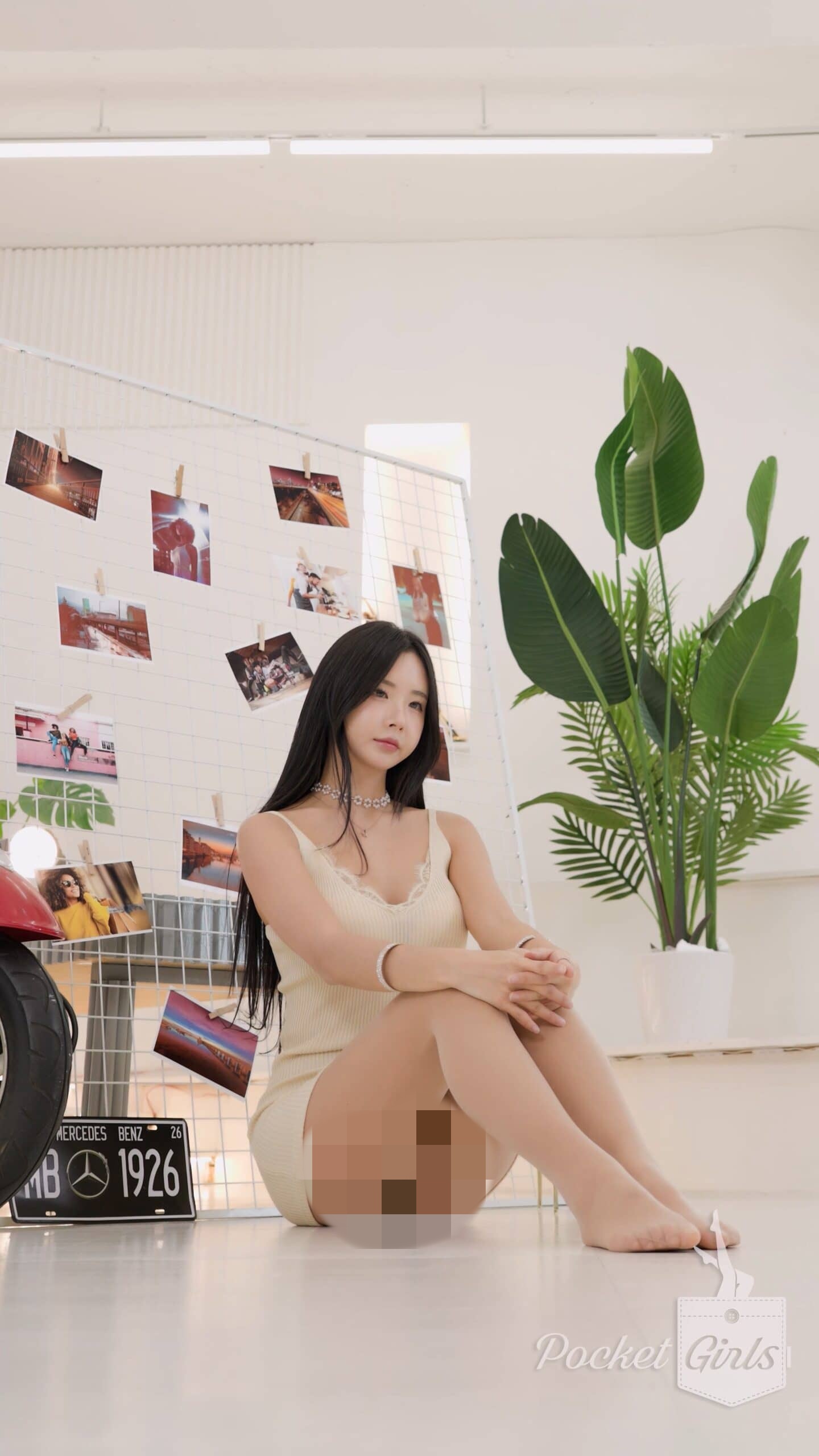 Beige Bodycon Dress Dance, Habin, Part.1b – #1555 Beige Bodycon Dress Dance, Habin, Part.1b – #1555